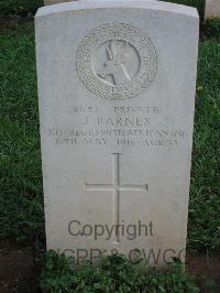 Dar Es Salaam War Cemetery - Barnes, James